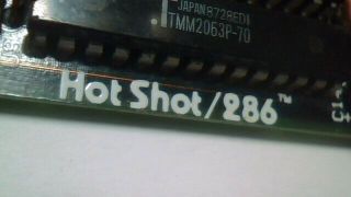 AST HotShot/286 accelerator card vintage 8 - bit ISA IBM PC/XT 5150 5155 5160 3