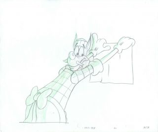 Droopy Master Detective Wolf Animation Art Cel n drawing Hanna Barbera 28 3