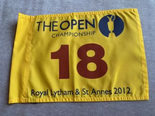 2012 The Open Championship Royal Lytham & St.  Annes Pin Flag British
