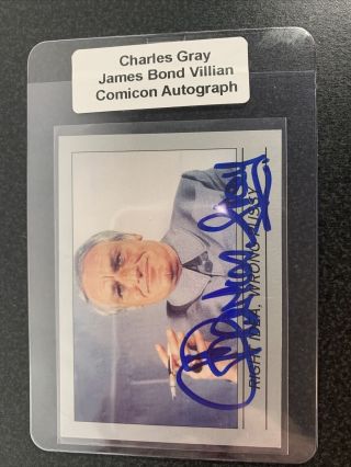 James Bond - Diamonds Are Forever - Autograph Card 73 - Right Idea,  Wrong Pussy