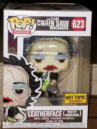 Funko Pop The Texas Chainsaw Massacre Leatherface 623 Hot Topic Exclusive