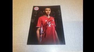 Jamal Musiala 2020 - 21 Hand Signed Fc Bayern München Autograph Rookie Card