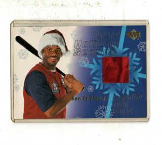 1999 Ken Griffey Jr.  Upper Deck Santa Suit Relic In Employee Packaging