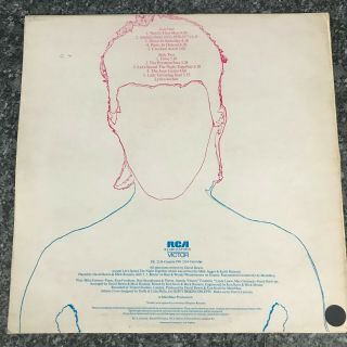 LP DAVID BOWIE ALADDIN SANE 1973 UK 1st Press NON GATEFOLD RCA RS 1001 EX/EX 2