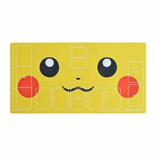 Pokemon Center Pokemon Card Game Rubber Play Mat Pikachu Face 58×30cm