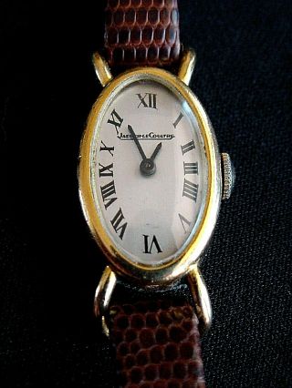 Jaeger Le Coultre - 18k Gold Ladies Watch - Stunning - Vintage - Running Well