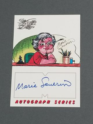 Marie Severin 1998 Skybox The Silver Age Autograph Series Certified Auto A10