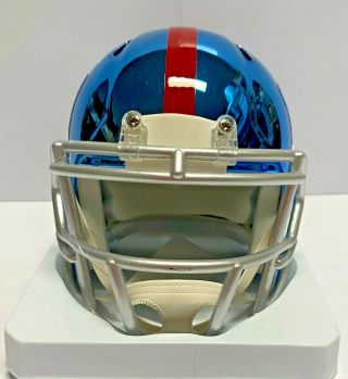 York Giants Odell Beckham Jr.  Signed Chrome Mini Helmet Fanatics 3