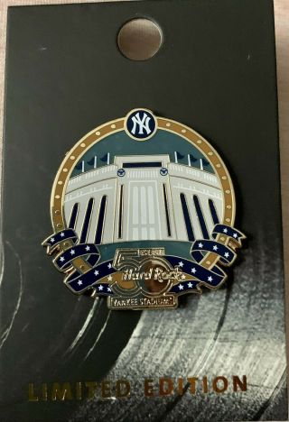 Hard Rock Cafe Pin Ny Yankee Stadium Facade 50th Anniversary 1971 - 2021 Hrc Lmtd