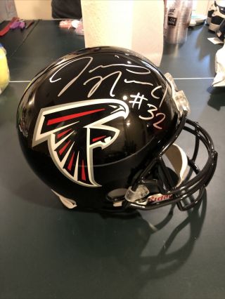 Jerious Norwood Atlanta Falcons Nfl Autographed Signed Full Size Fs Helmet
