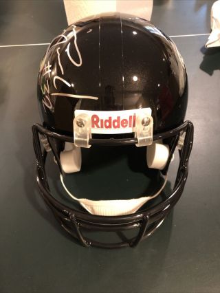 Jerious Norwood Atlanta Falcons NFL Autographed Signed FULL SIZE FS Helmet 2