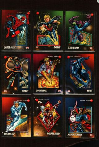1992 Impel Marvel Universe Series 3 Card Set Of 162 Ex. ,  To Some Near