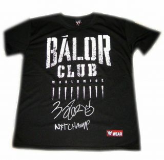Wwe Finn Balor Hand Signed Autographed Balor Club Shirt With Proof And Rare