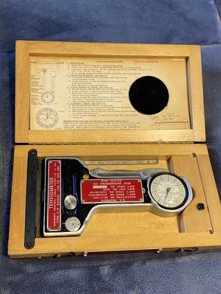 Cable Tensiometer - (c - 9) - Vintage With Box