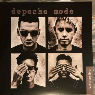 Depeche Mode ‎ " Violator Live " 3 X 12 " Gold Vinyl - Un Played With Insert