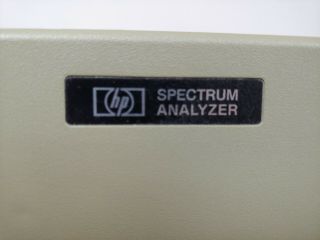 Vintage HP/Agilent 8559A Spectrum Analyzer with Cover - 0.  1 - 21Ghz 4