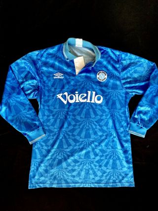 Napoli 1992 Historical Vintage Match Worn Jersey Maglia Umbro Fonseca