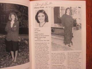 1987 Pennsylvania Womens Basketball Guide (12 Signed/marianne Stanley/cheryl Rath