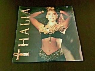 Thalia Debut Album W/ Poster 1990 Mexico 12 " Lp Latin Pop