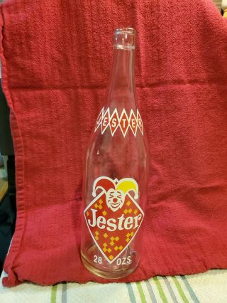 Vintage Jester 28 Oz.  Bottle,  Jackson,  Mississippi.  Rare