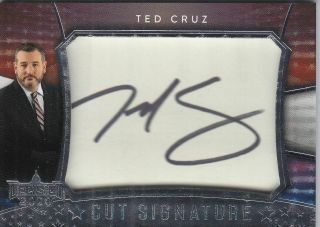 2020 Decision Series 2 Ted Cruz Cut Signature Autograph Card