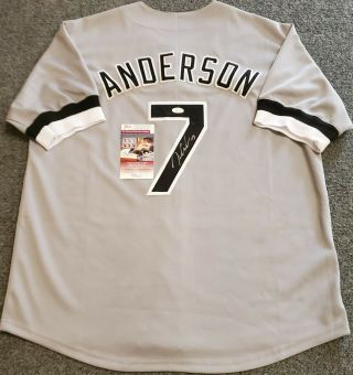 Chicago White Sox Tim Anderson Autographed Signed Jersey Jsa