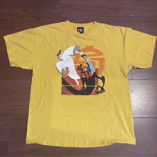 Vintage 2002 Samurai Jack Shirt Cartoon Network Yellow Size Xl Rare