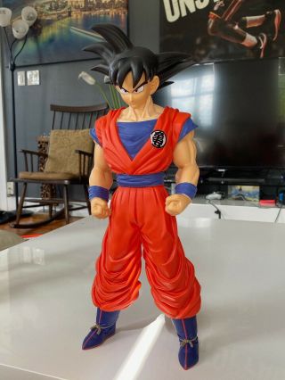 Giant Rare Goku Figure Dragon Ball Z (very Tall 15”) Statue Model Figurine