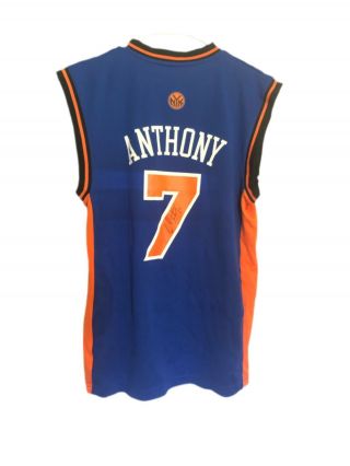 Official Carmelo Anthony Signed Jersey York Knicks