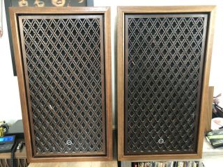 Vintage Sansui Sp - 2000 Speakers - 4 Way 6 Driver Speaker System