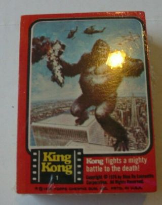 1976 Topps King Kong Trading Cards Full Set 55 Cards/11 Stickers