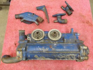 Vintage Holman Moody 390 427 428 Fe Ford Engine Oil Cooler And Fittings -