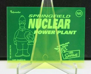 2000 Inkworks The Simpsons Springfield Nuclear Power Plant Insert N6 Homer Htf