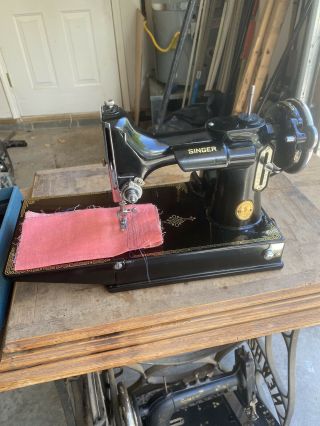 Vintage Singer 221 Featherweight Sewing Machine 1951 (no Cord)