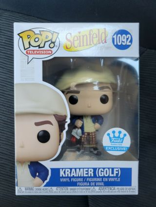 Funko Pop Seinfeld Kramer Funko Shop Exclusive (golf) In Hand Ready To Ship