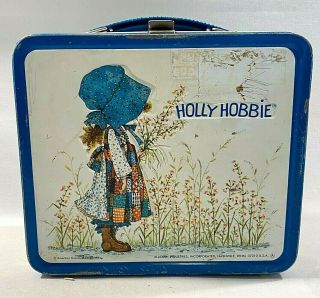 Holly Hobby Vintage 1979 Metal Lunch Box With Thermos