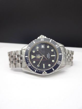 Vintage TAG Heuer 1000 Professional 200 Meters 980.  013N Divers Quartz Watch 37mm 2