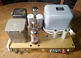 Vintage Mcintosh Mc - 30 Power Transformer On A Heathkit W - 4 Tube Amplifier