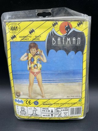 Vintage 1990s Batman Official Jacket Inflatable Set Mf