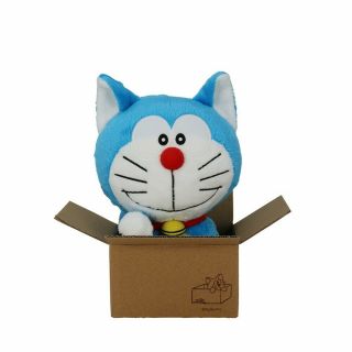 Doraemon Future Department Ltd Cat Series Plush With Cardboard Jp Item
