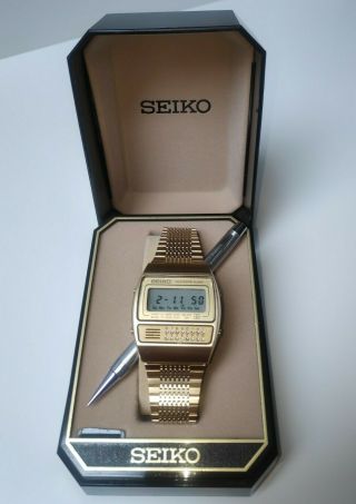 ⭐ Rare Vintage Seiko C359 - 5000 Digital Calculator 1979 With Stylus Pen And Box