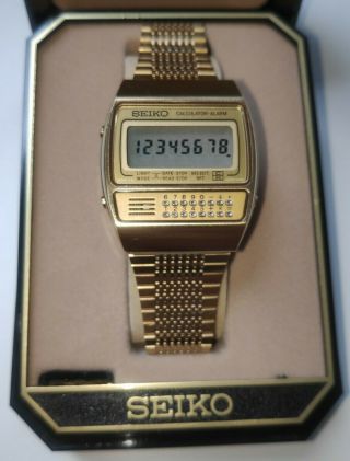 ⭐ Rare Vintage SEIKO C359 - 5000 Digital Calculator 1979 With Stylus Pen And Box 4