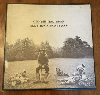 George Harrison - All Things Must Pass 3/lp Box Set 1970 Vg/vg,  Apple Stch 639