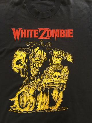 White Zombie Soul - Crusher Album Promo T Shirt Usa Vintage 1987 Ultra Rare