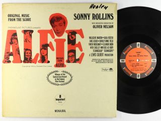 Sonny Rollins - Alfie Ost Lp - Impulse - A - 9111 Mono Rvg