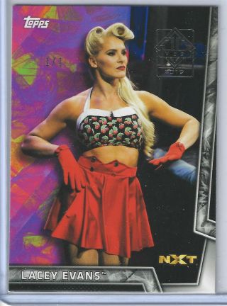 Topps 2019 Wwe Trancendent Vip Card Lacey Evans 1/1 Nxt Gpc