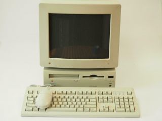 Vintage Apple Macintosh Performa 640cd Dos Compatible 486dx2 Computer Bundle
