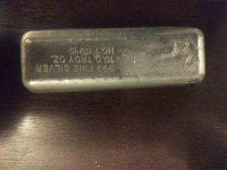 10 Oz Golden Analytics Very Rare Vintage Silver Bar