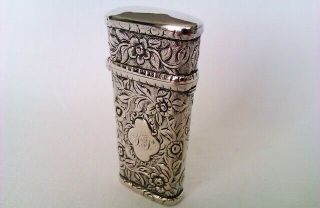 Rare & Ornate Solid Silver William Iv Lancet Box Taylor & Perry 1833