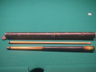 Vintage Willie Hoppe Professional Cue By Brunswick// 1960 - 1966